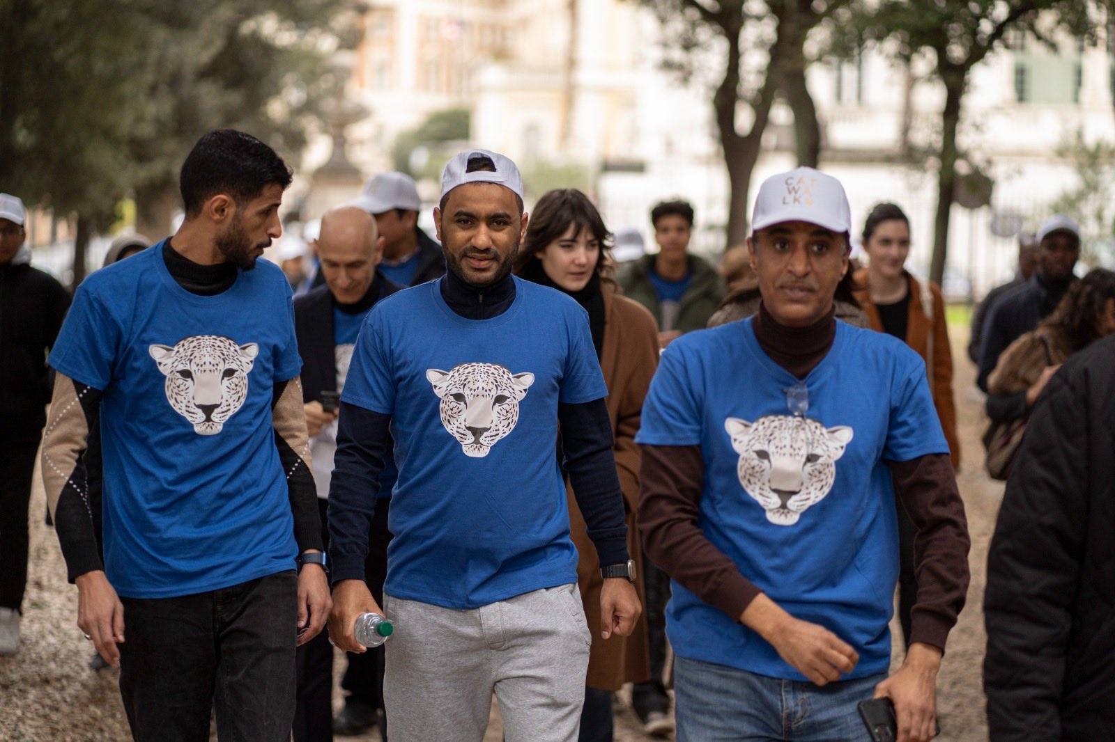 Fotoğraf Altı: İtalya'da düzenlenen ‘Kedi Yürüyüşü 2024’ etkinliği. (Suudi Büyükelçiliği)
