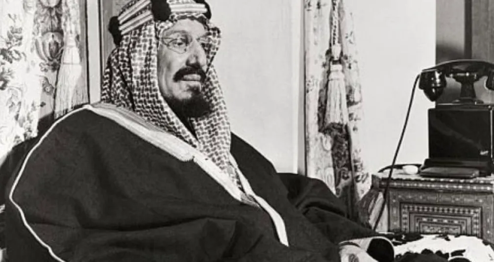 عبد العزيز ورجال دولته السعوديون
