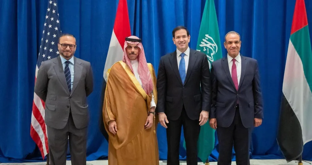 وزير الخارجية السعودي يشارك في الاجتماع الرباعي بشأن السودان