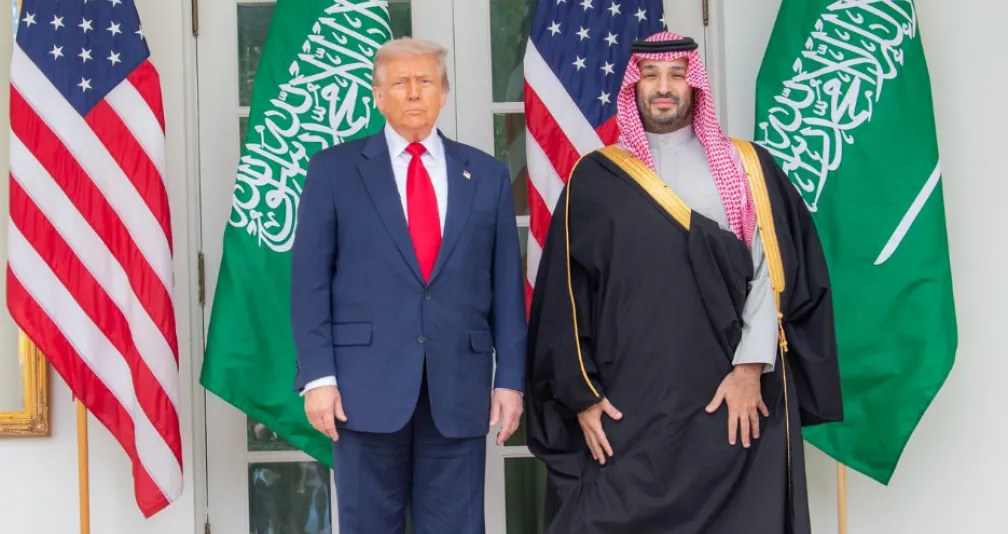 ولي العهد السعودي يغادر أميركا ويبعث برقية شكر للرئيس ترمب
