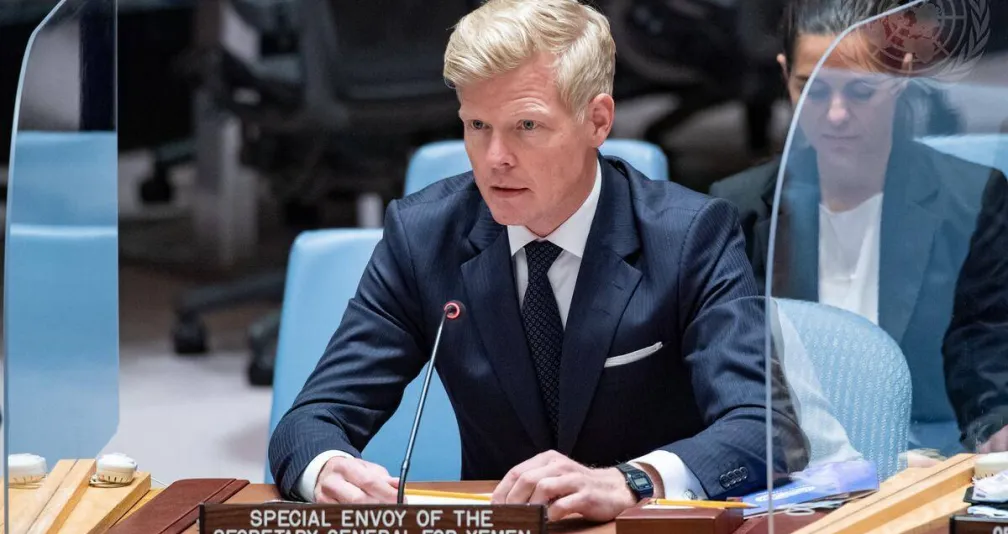 غروندبرغ يكثف لقاءاته في عدن لدعم جهود الحكومة اليمنية