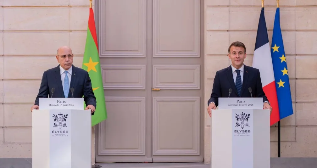 الرئيس الموريتاني يختتم زيارة دولة إلى فرنسا