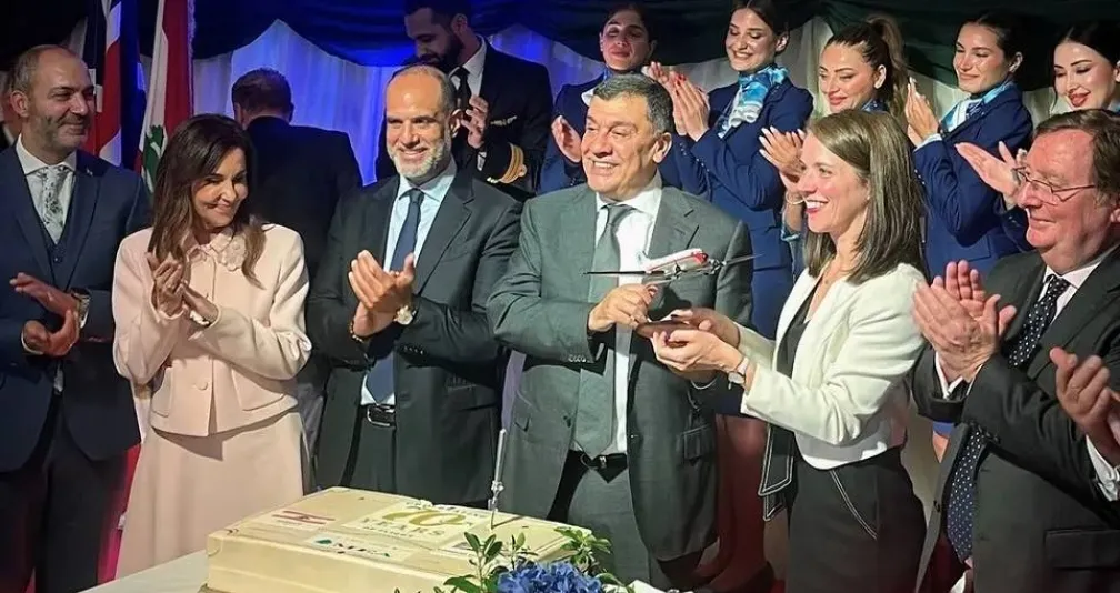 السفارة اللبنانية في لندن تحتفل بالذكرى السبعين لأول رحلة تربط بيروت بالعاصمة البريطانية