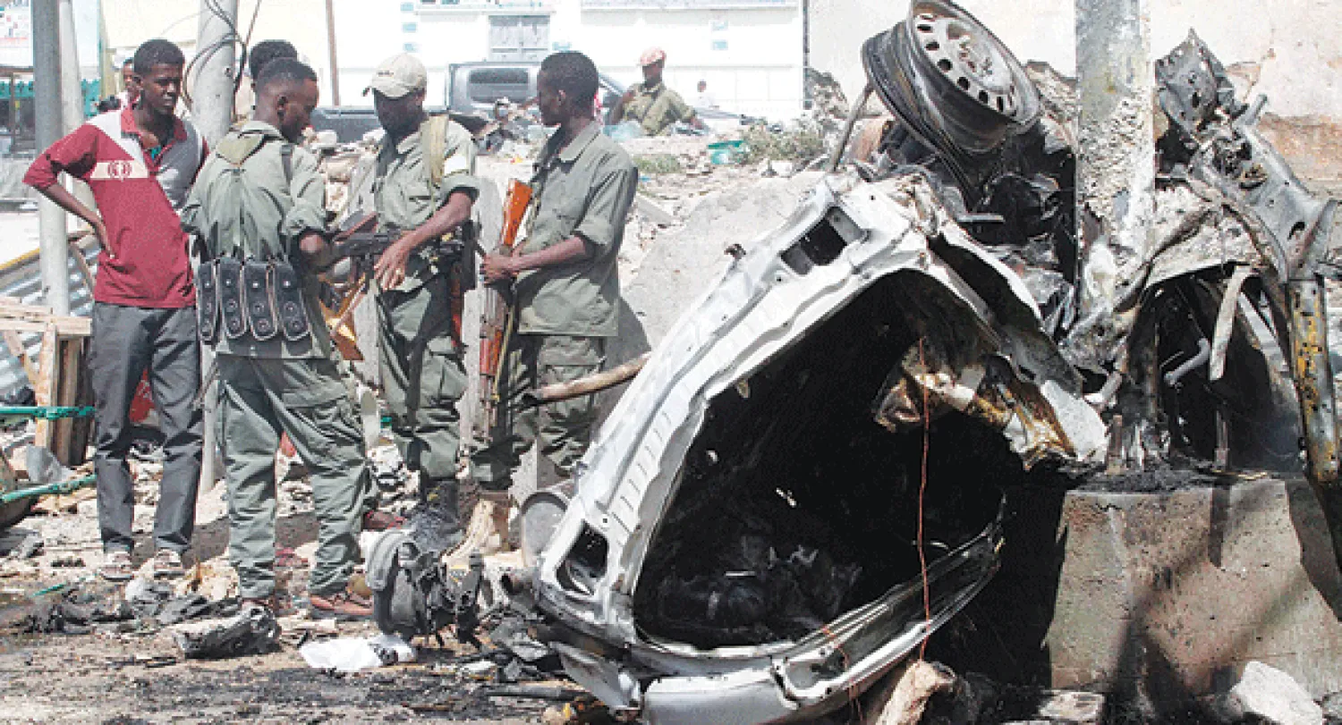 تفجير انتحاري يستهدف وزير الداخلية الصومالي ووفدا قطريا بالعاصمة مقديشو