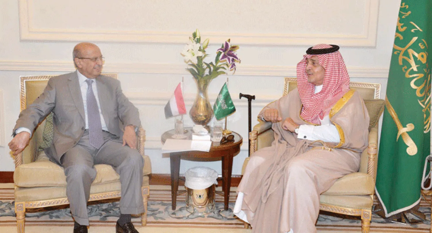 وزير الخارجية السعودي يلتقى نظيره اليمني 