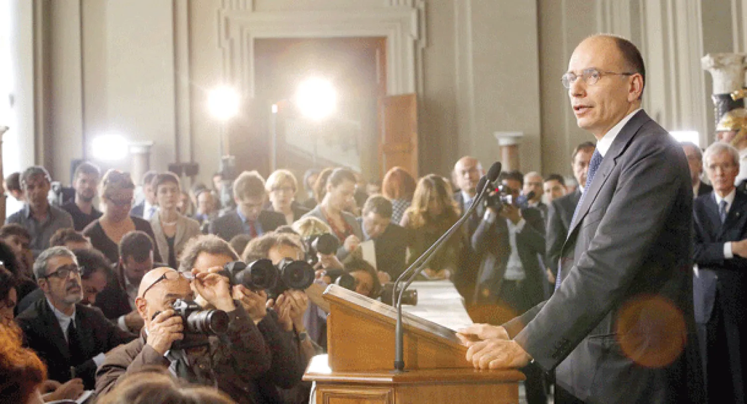 تكليف ليتا بتشكيل الحكومة الإيطالية للخروج من الأزمة السياسية