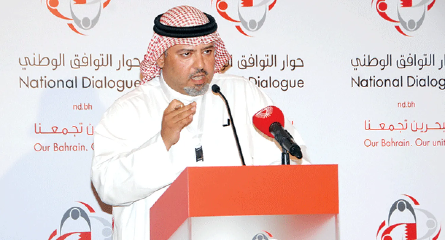 وزير العدل البحريني: لا مبادرات «تحت طاولة} الحوار