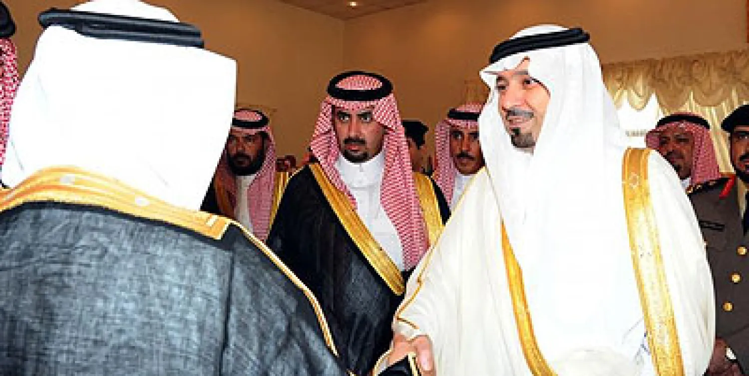 أمير نجران يستقبل المهنئين بعيد الفطر