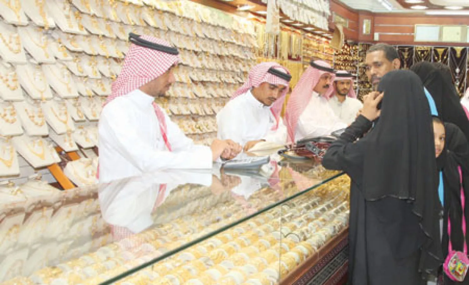 أحد محلات بيع المجوهرات في السعودية («الشرق الأوسط»)
