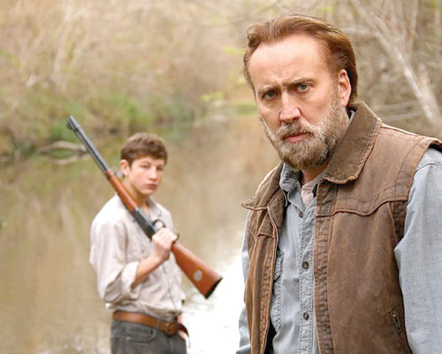 نيكولاس كايج وتاي شريدان في «جو»