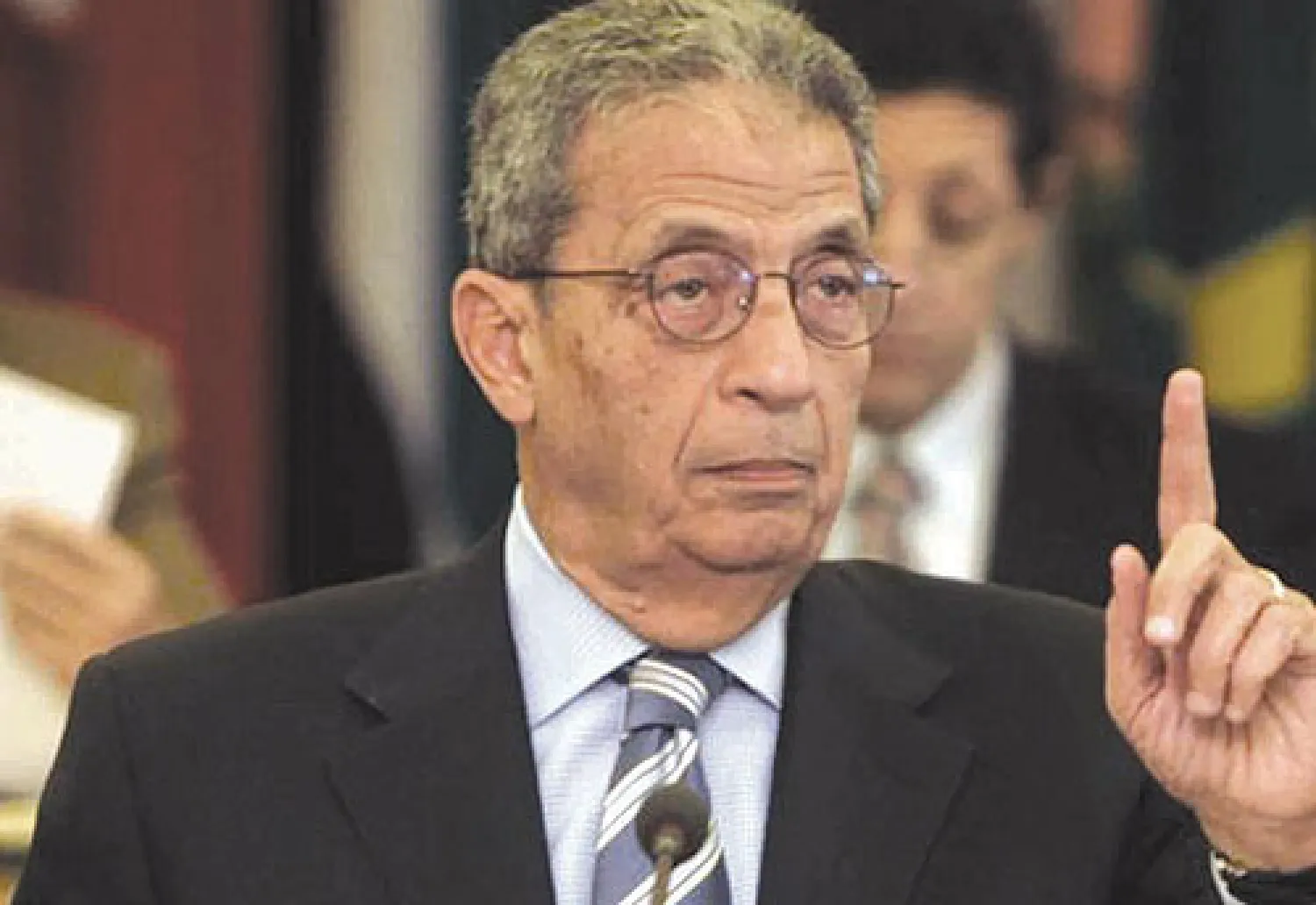 عمرو موسى رئيس لجنة تعديل الدستور المصري