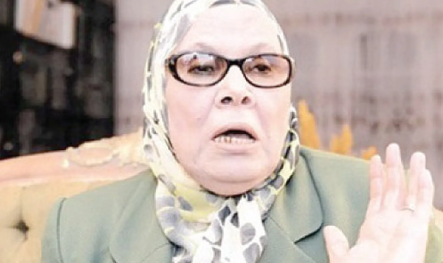 د. آمنة نصير عضو لجنة الخمسين بالدستور عن المجلس القومي للمرأة («الشرق الأوسط»)