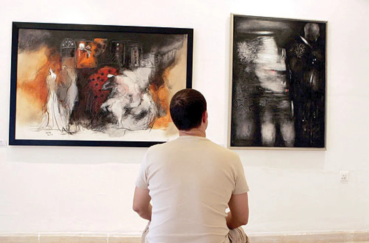 صالات العرض التشكيلي الخاصة تعاني شحا في حضور الجمهور («الشرق الأوسط»)