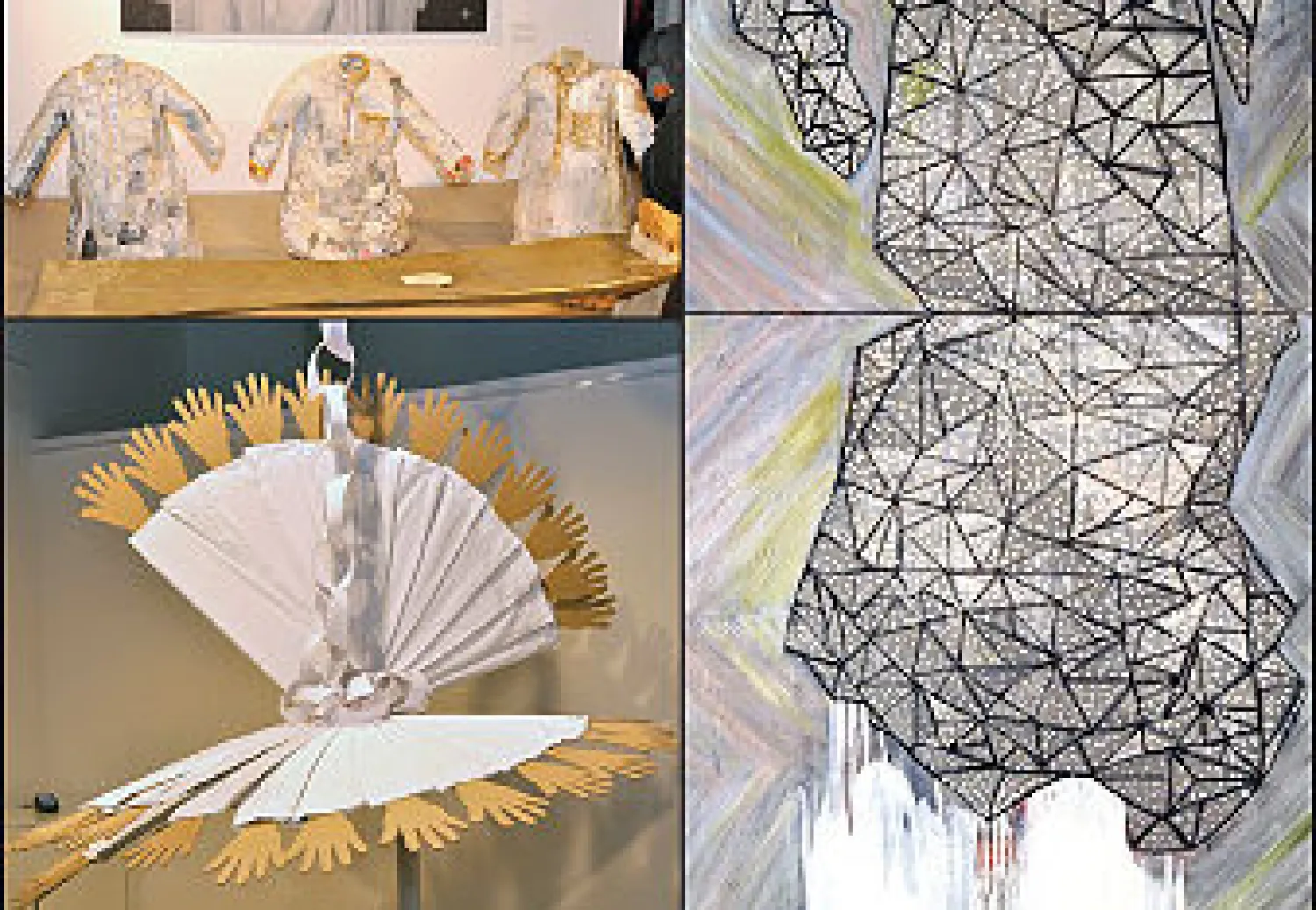 تنوعت الأفكار وطرق العرض في معرض {الفن المعاصر} ({الشرق الأوسط})