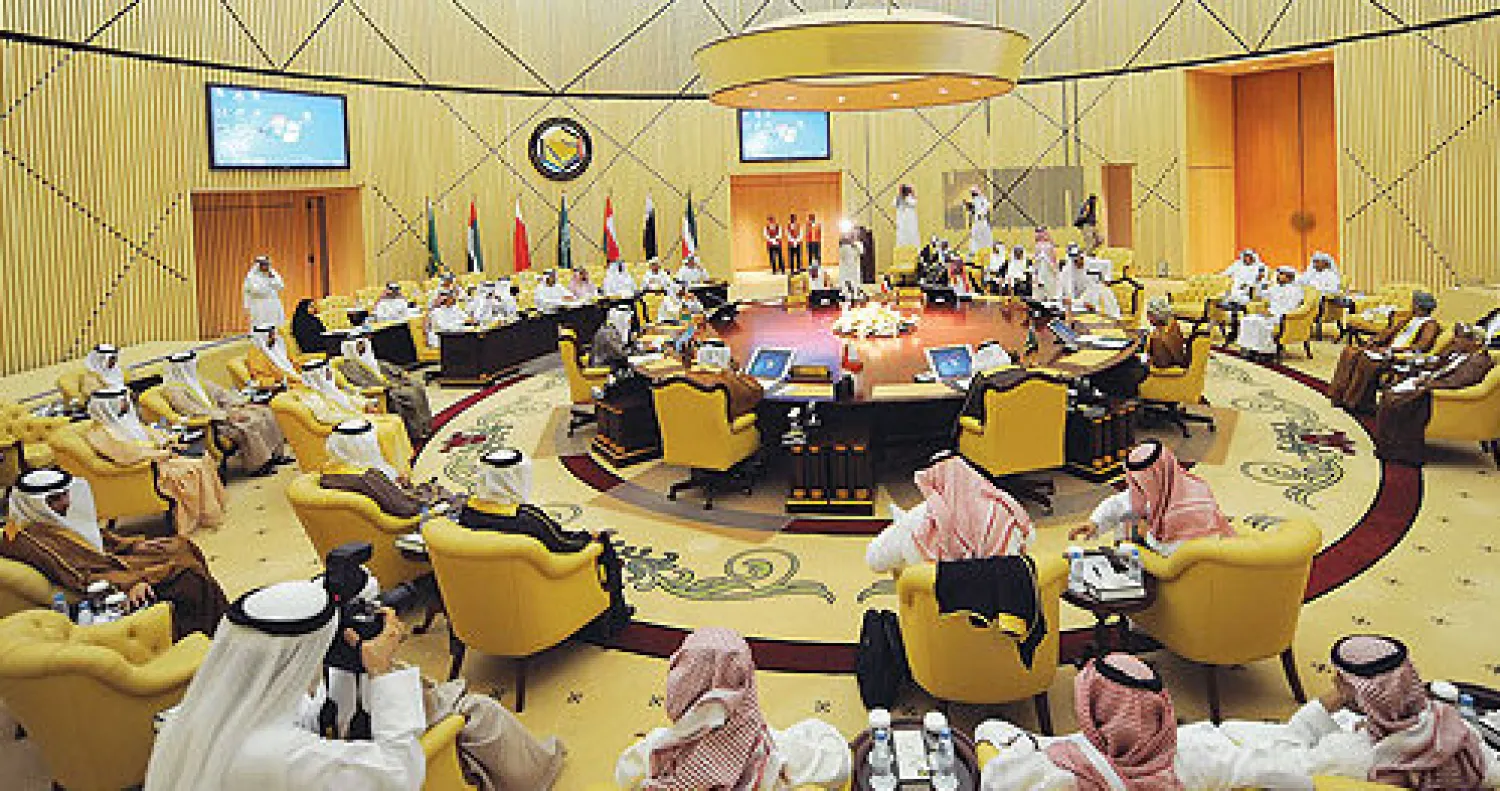 مشهد عام لاجتماع وكلاء وزارات الداخلية لدول الخليج في الرياض أمس (أ.ف.ب)