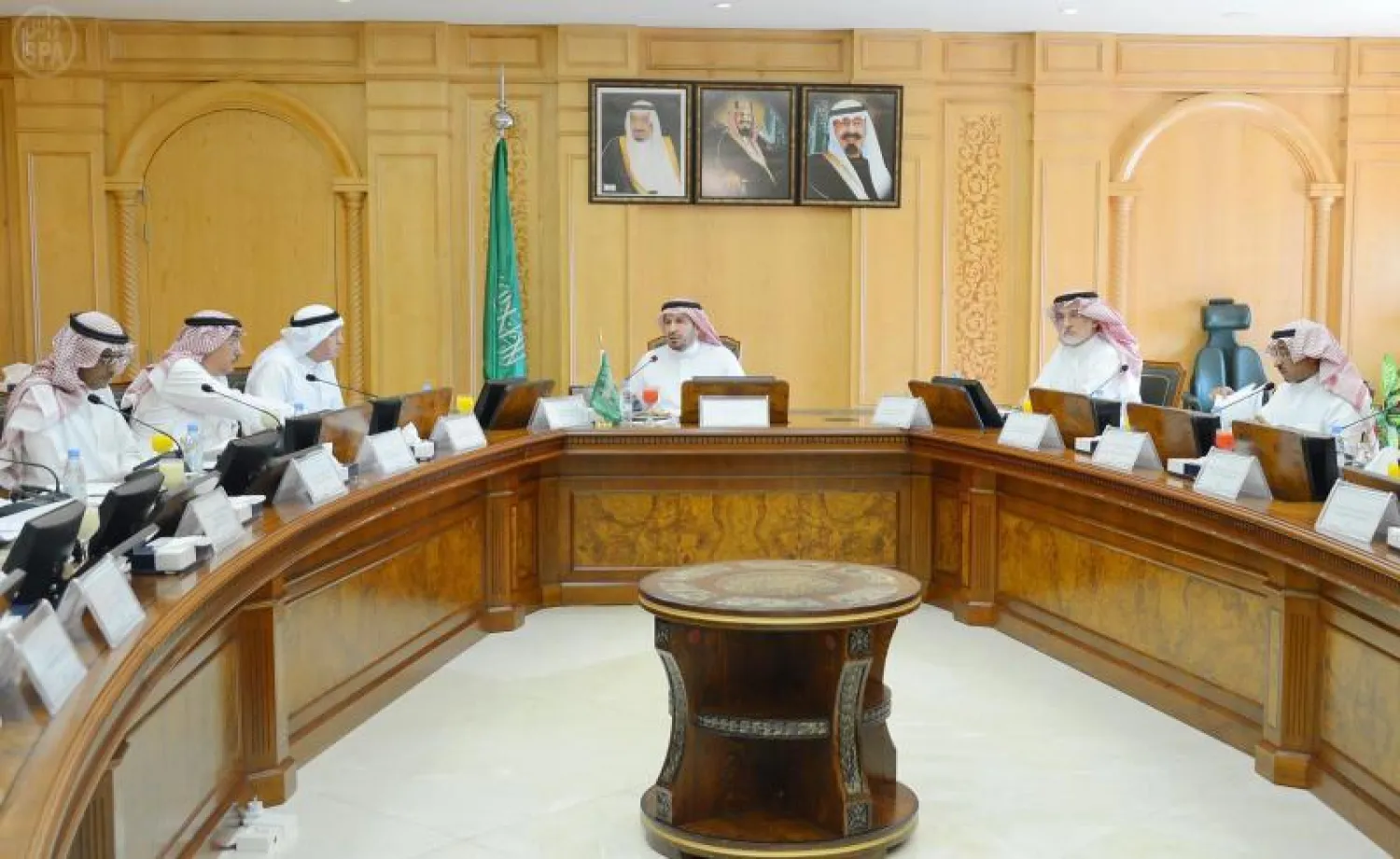 وزير الصحة لدى انعقاد اللجان التحضيرية للحج والتي انعقدت في الرياض اليوم (واس)