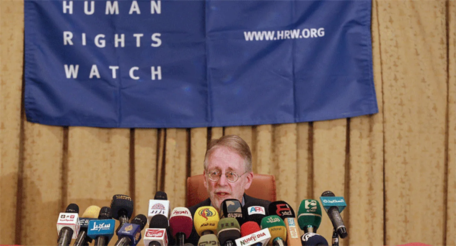 جو ستورك القائم بأعمال المدير التنفيذي لقسم الشرق الأوسط وشمال أفريقيا في «هيومان رايتس ووتش» (أ ف ب)