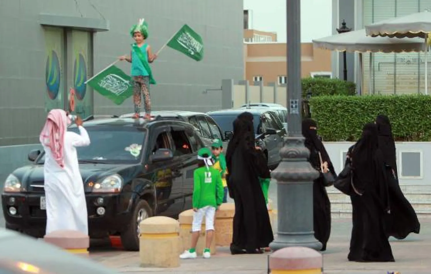 السعوديون يحتفلون بيومهم الوطني