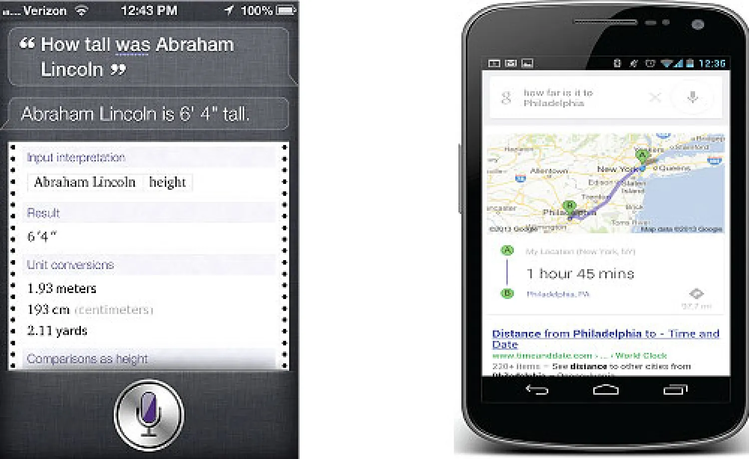 نظام الأوامر الصوتية في أجهزة أندرويد و نظام «سيري» للأوامر الصوتية في أجهزة «أبل»