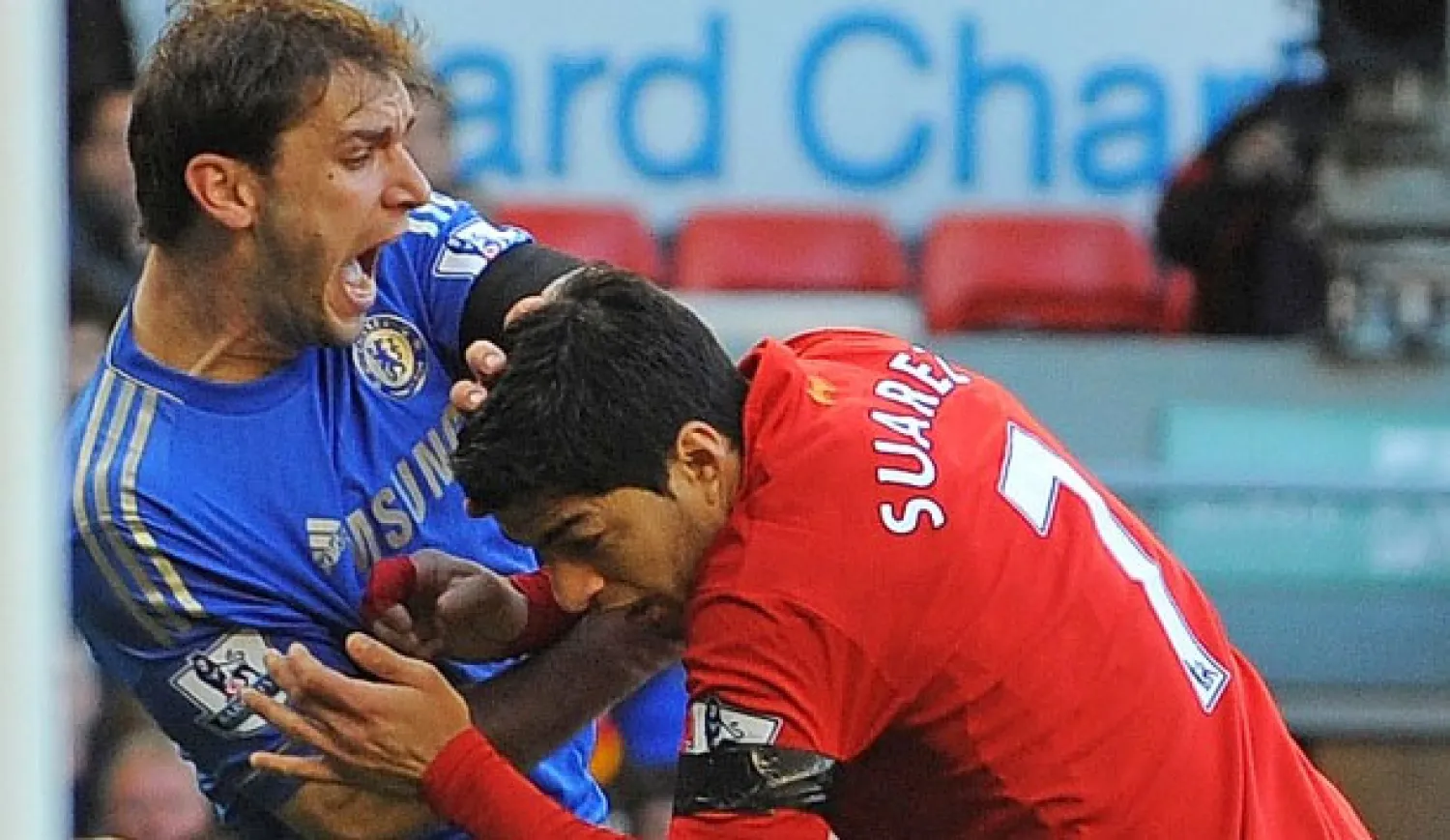 مثير للجدل ومذهل وغير ممل على الإطلاق.. إنه المهاجم الأوروغوياني الدولي لويس سواريز الذي يستعد للعودة للعب مع نادي ليفربول الإنجليزي لكرة القدم اليوم، بعد خمسة أشهر ونصف من تعرضه لعقوبة الإيقاف عشر مباريات بسبب «عض لاعب من فريق منافس». وبعد أن قضى أغلب فترات الصيف في اتهام ليفربول بعدم الوفاء بو...