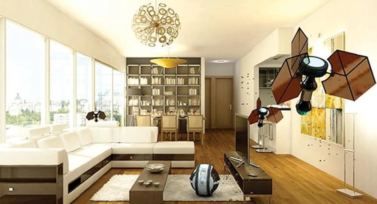 روبوتات طائرة لتنظيف المنازل