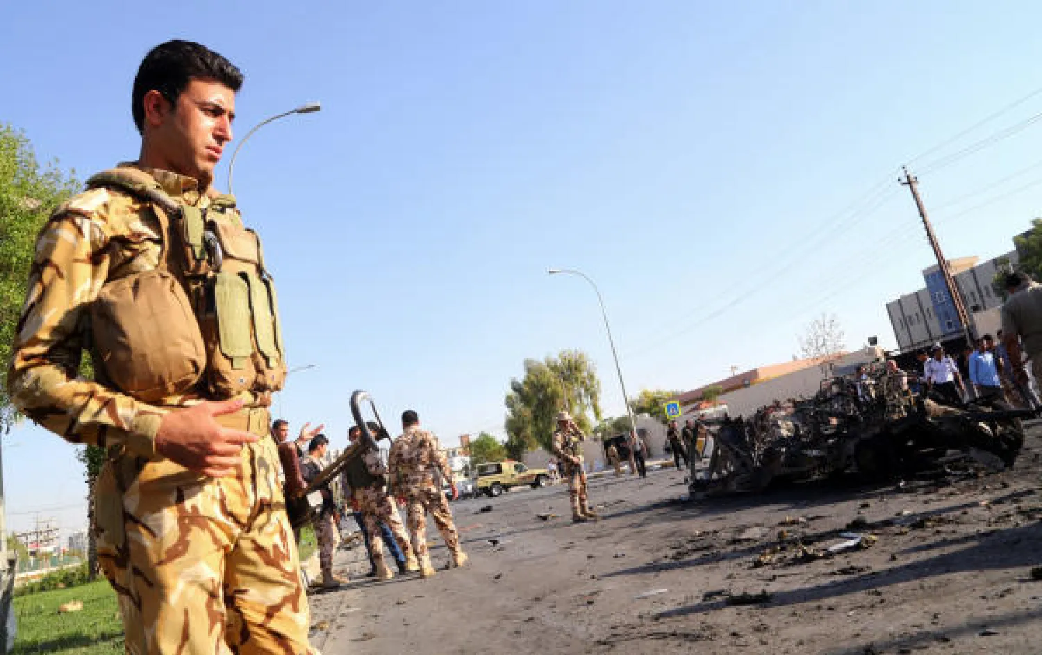 العراق: إسقاط مروحية تابعة للجيش ومقتل أربعة عسكريين في اشتباك مع مسلحين