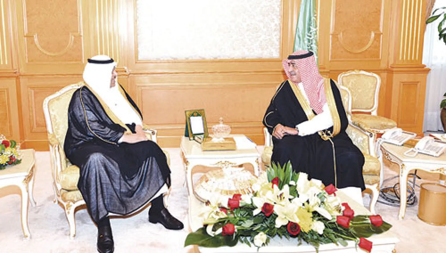 النائب الثاني لدى استقباله محافظ هيئة تقويم التعليم العام (واس)