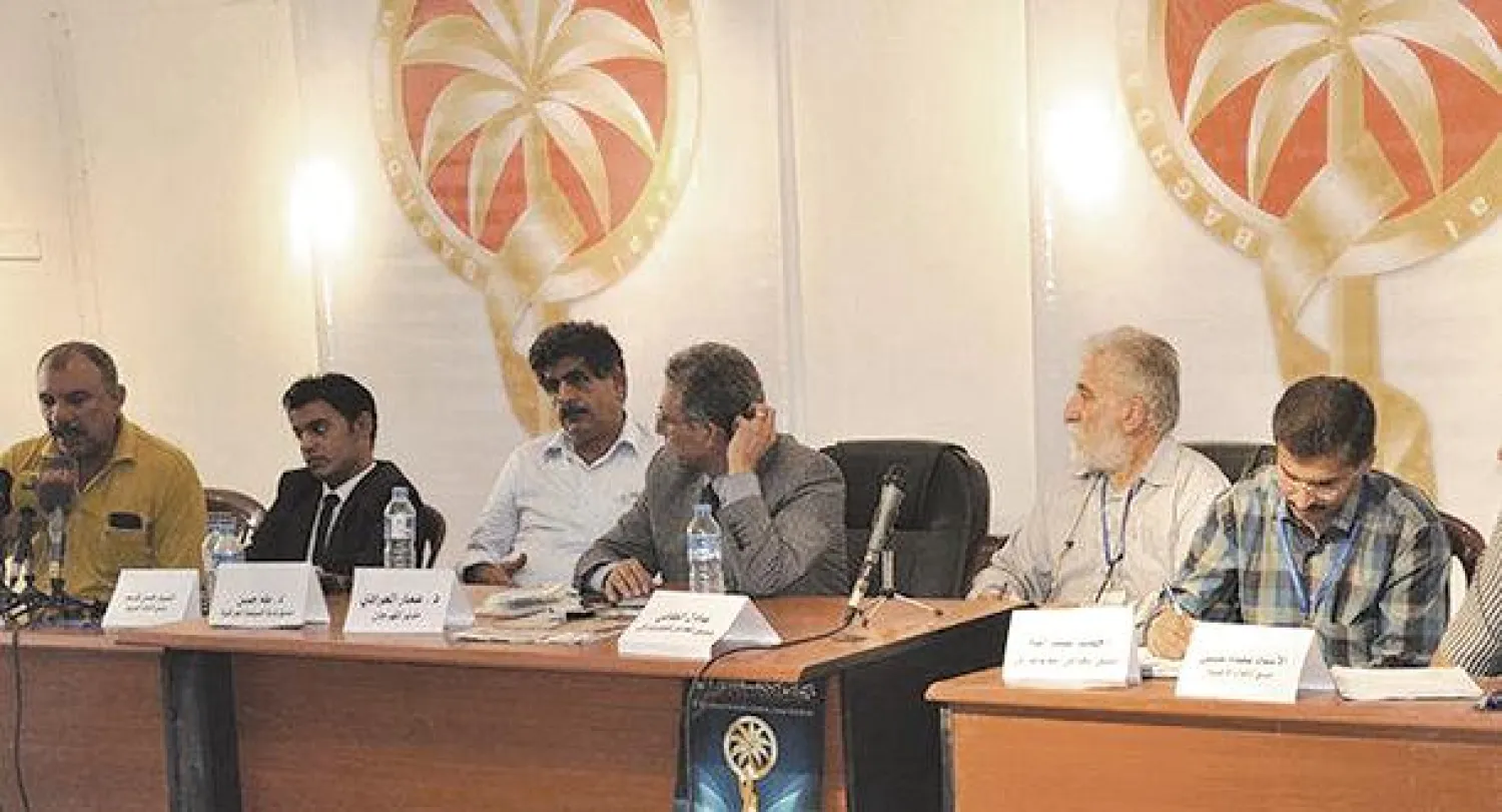 إحدى الندوات التي أقيمت على هامش المهرجان ({الشرق الأوسط})