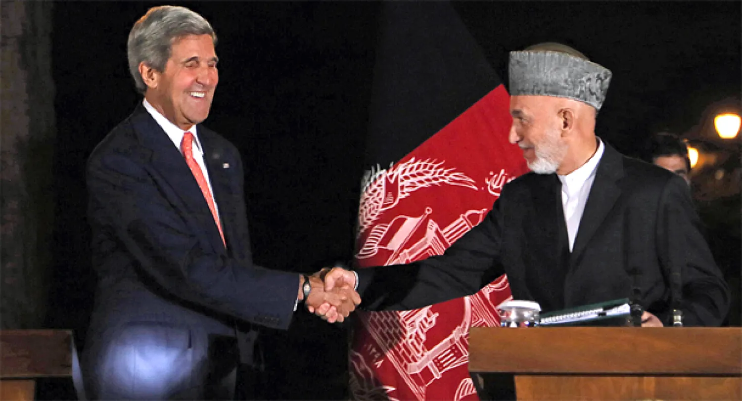 اتفاق أمني جزئي بين أميركا وأفغانستان