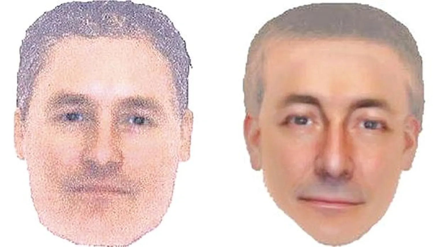 صورتان لرجل مطلوب للاستجواب