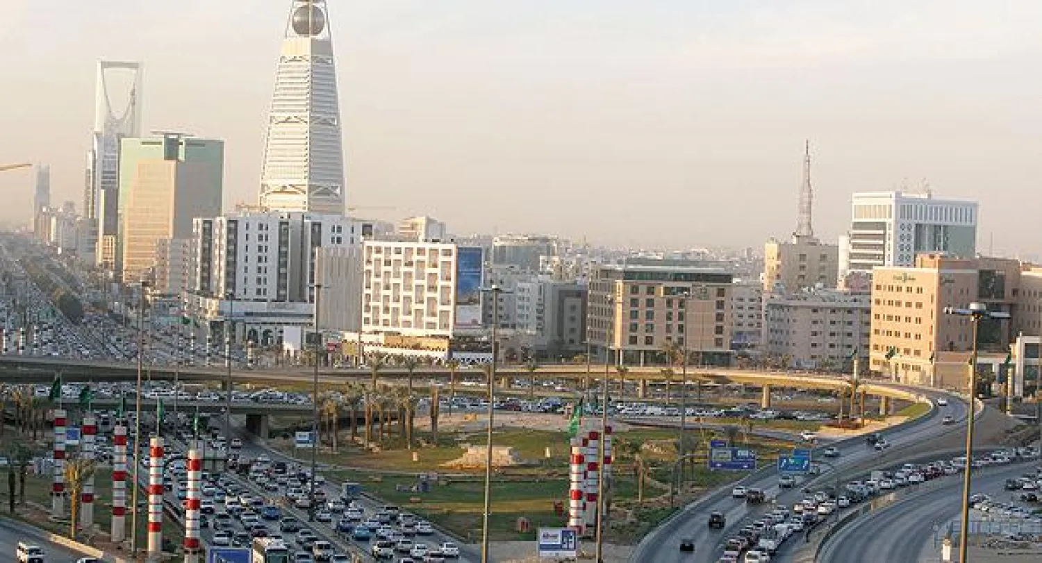 ازدحام شوارع الرياض أمس («الشرق الأوسط»)