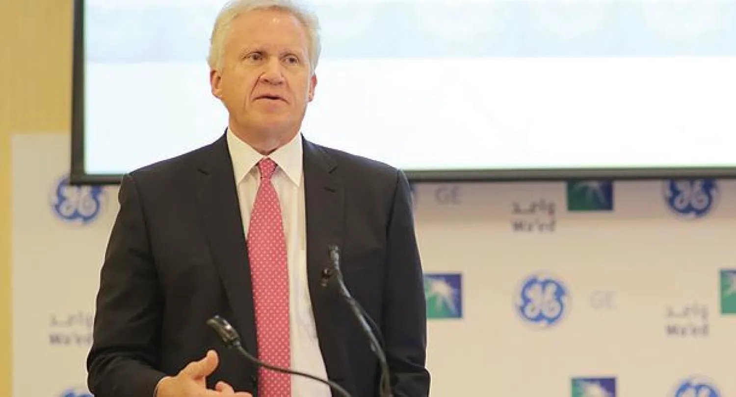 جيفري إيمليت خلال زيارته للسعودية أخيرا («الشرق الأوسط»)