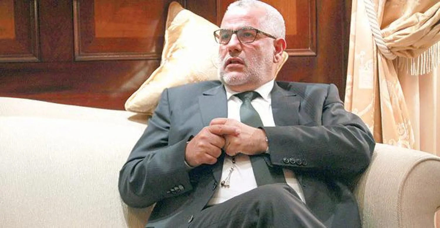 عبد الاله ابن كيران
رئيس الحكومة المغربية يتحدث للزميل حاتم البطيوي (تصوير: جيمس حنا)