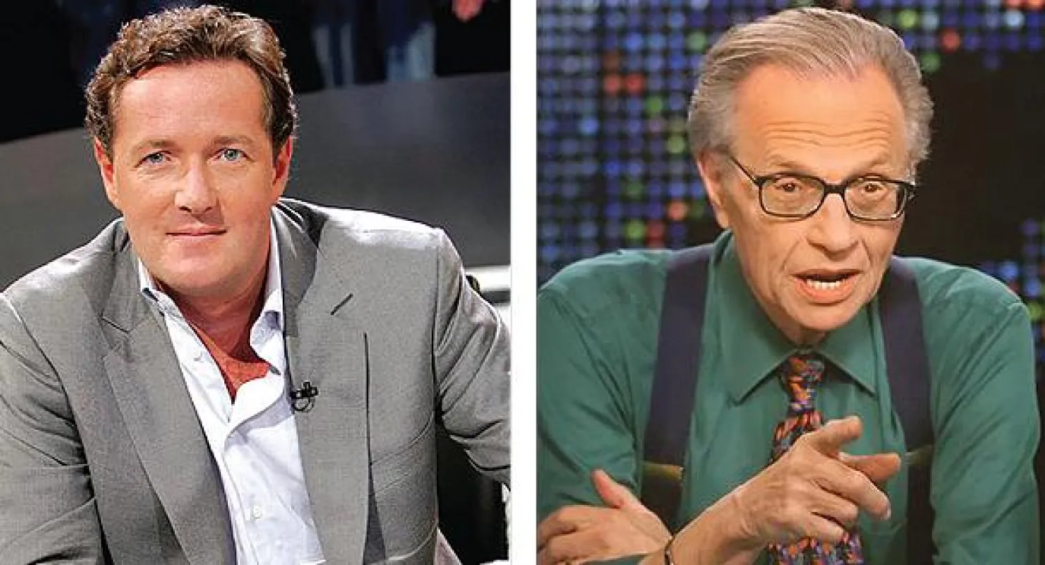 لاري كينغ و بيرس مورغان