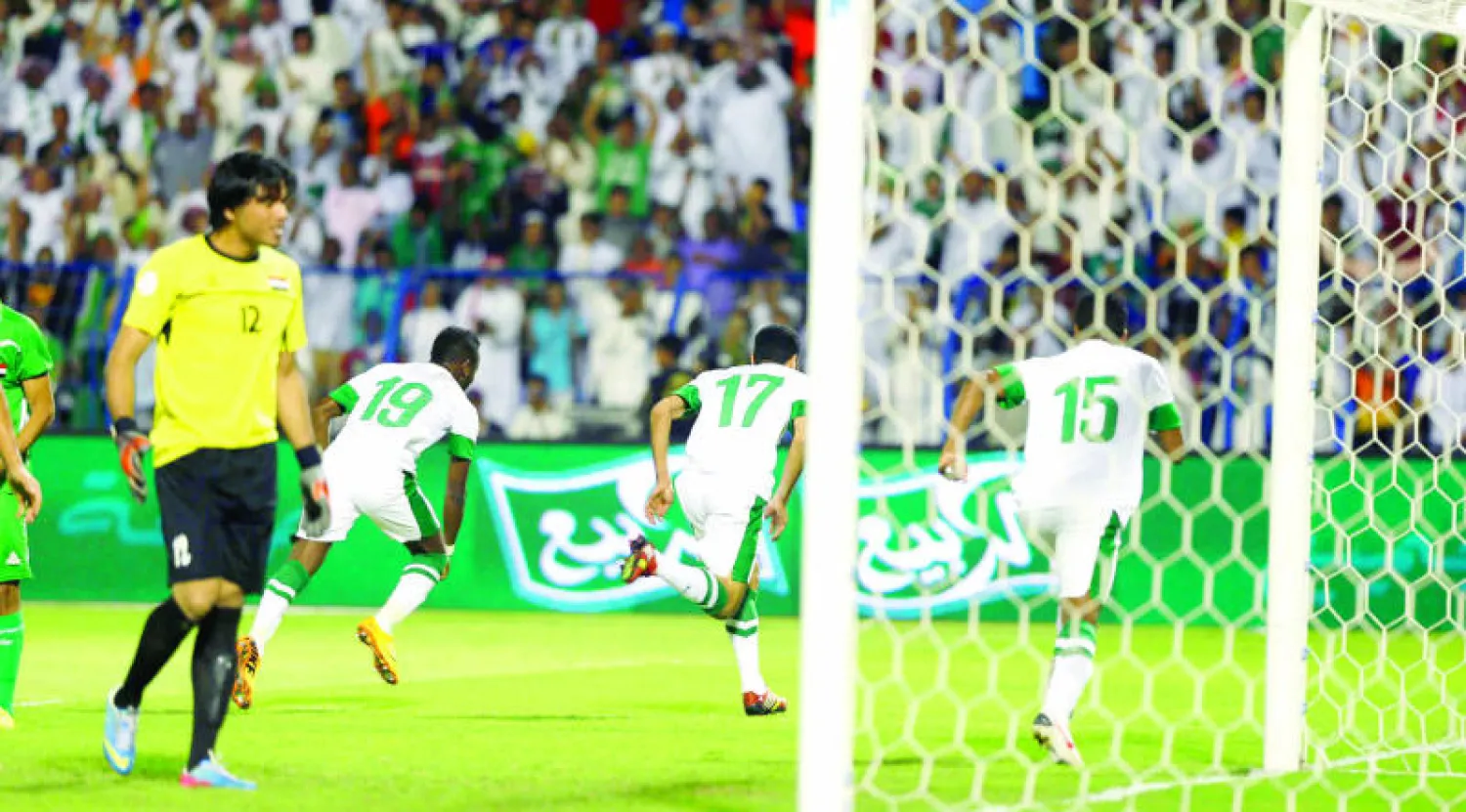 المنتخب السعودي يلهب شباك العراق بثنائية جديدة ويقطع تذكرة العبور إلى آسيا 2015
