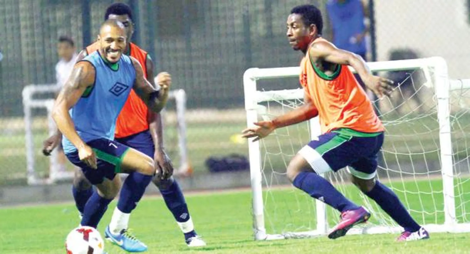 من تدريبات الأهلي تحسبا لمباراة التعاون المقبلة