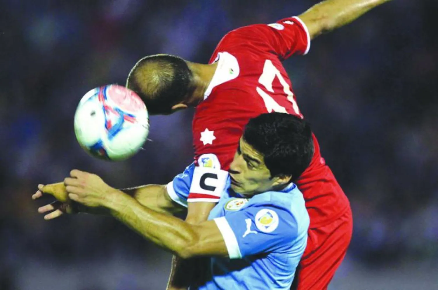 الأردنيون سعداء بالتعادل مع الأوروغواي