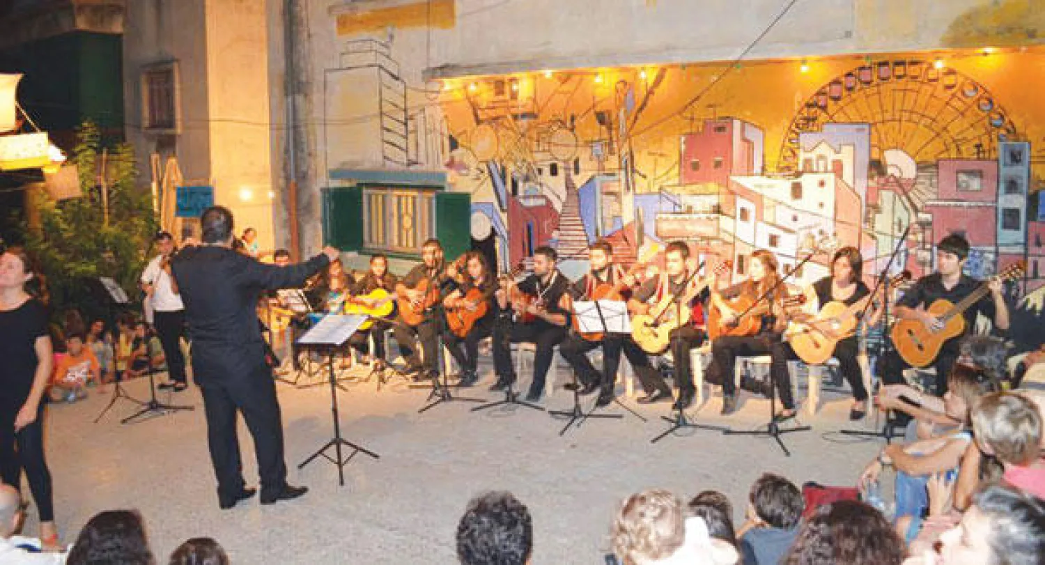 إحدى الحفلات الموسيقية التي نظمها بيت الحرف والإبداع