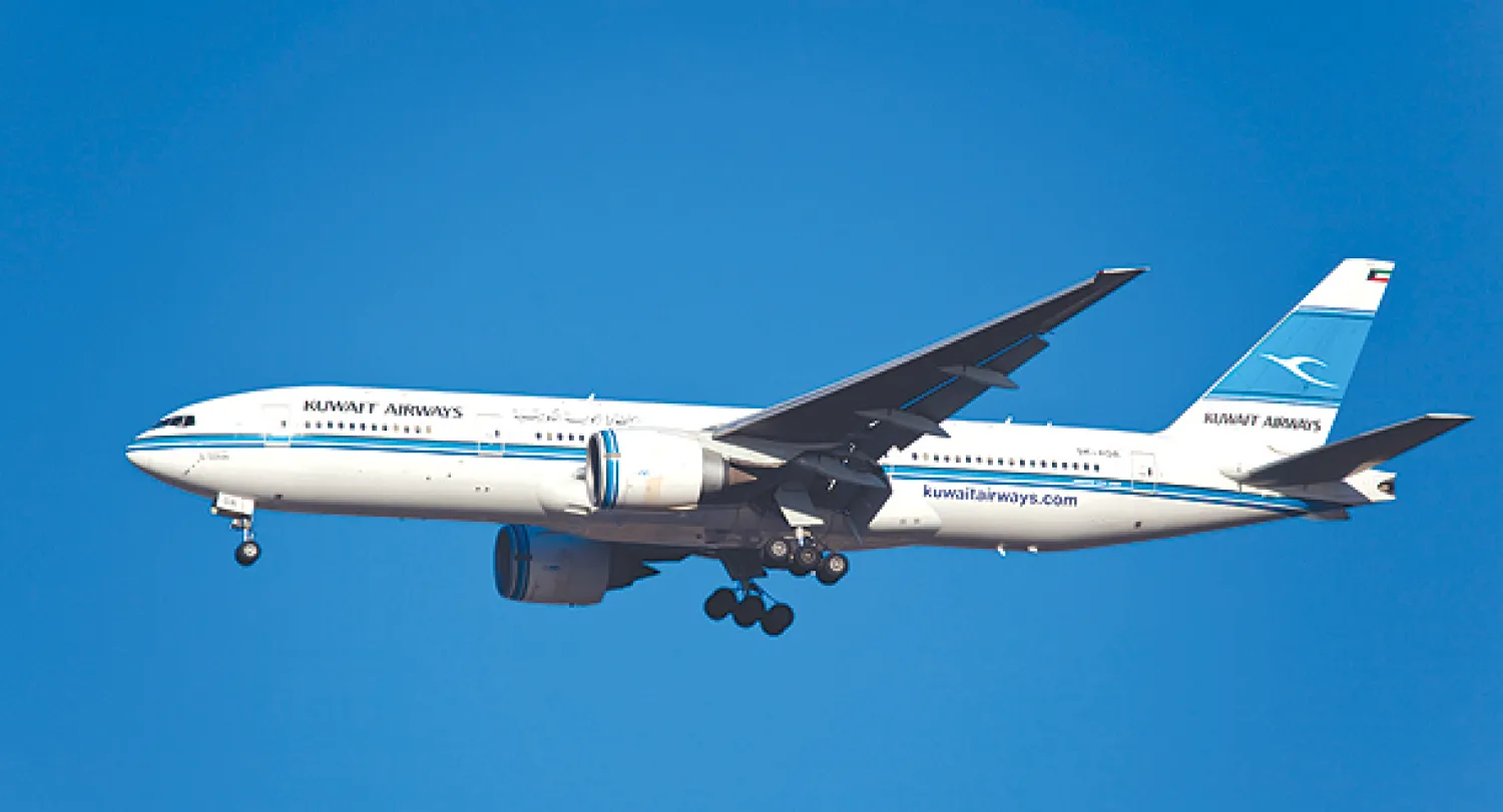 إحدى طائرات الخطوط الجوية الكويتية