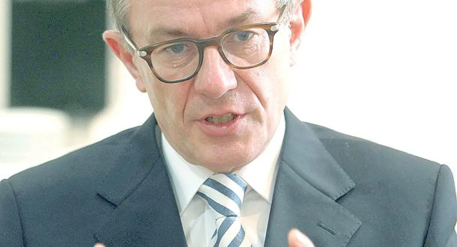 المبعوث الخاص للاتحاد الأوروبي لشؤون السلام في الشرق الأوسط، السفير أندريس رينيكي، خلال حديثه لـ«الشرق الأوسط»