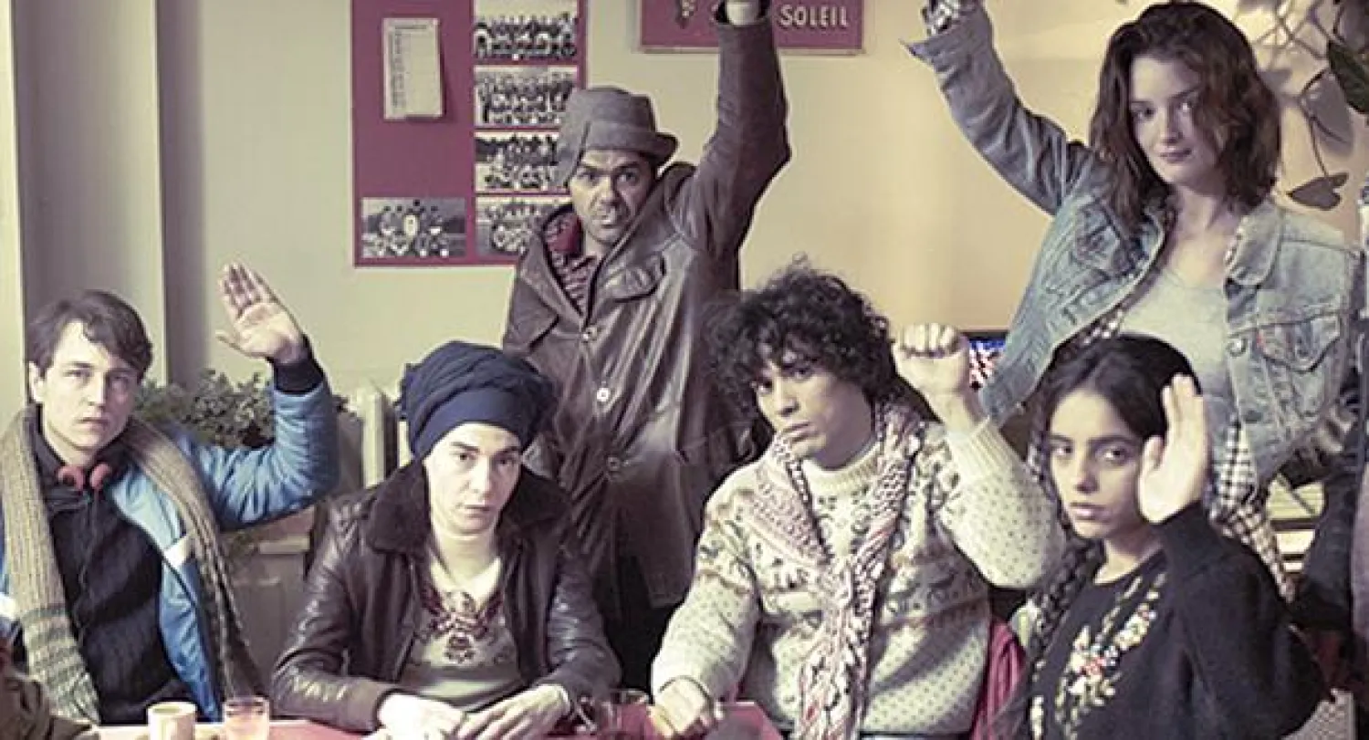 من الفيلم المغربي- الفرنسي المشارك أيضاً «المسيرة»