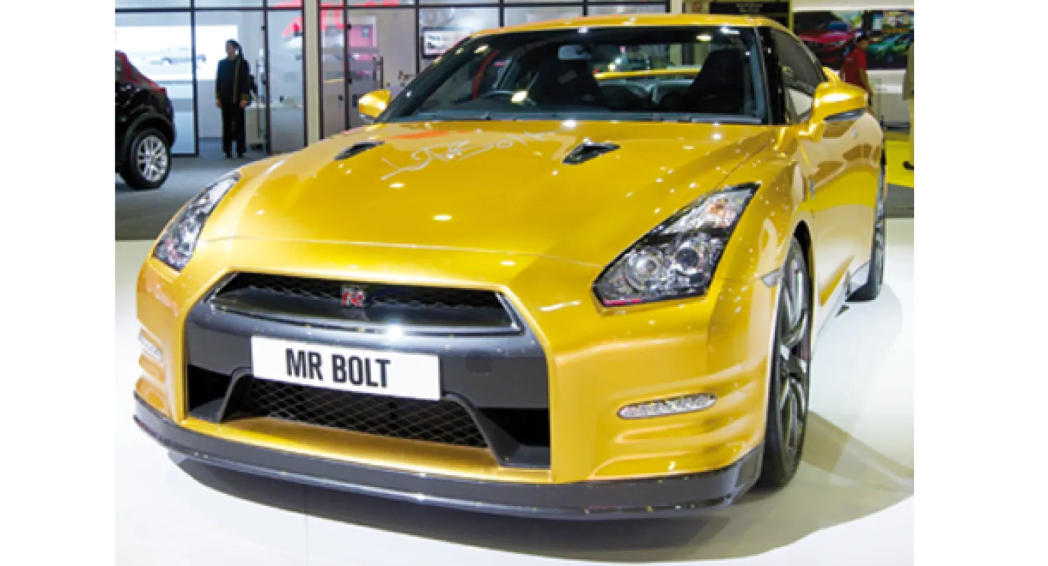 «جي تي - آر» الذهبية في معرض دبي