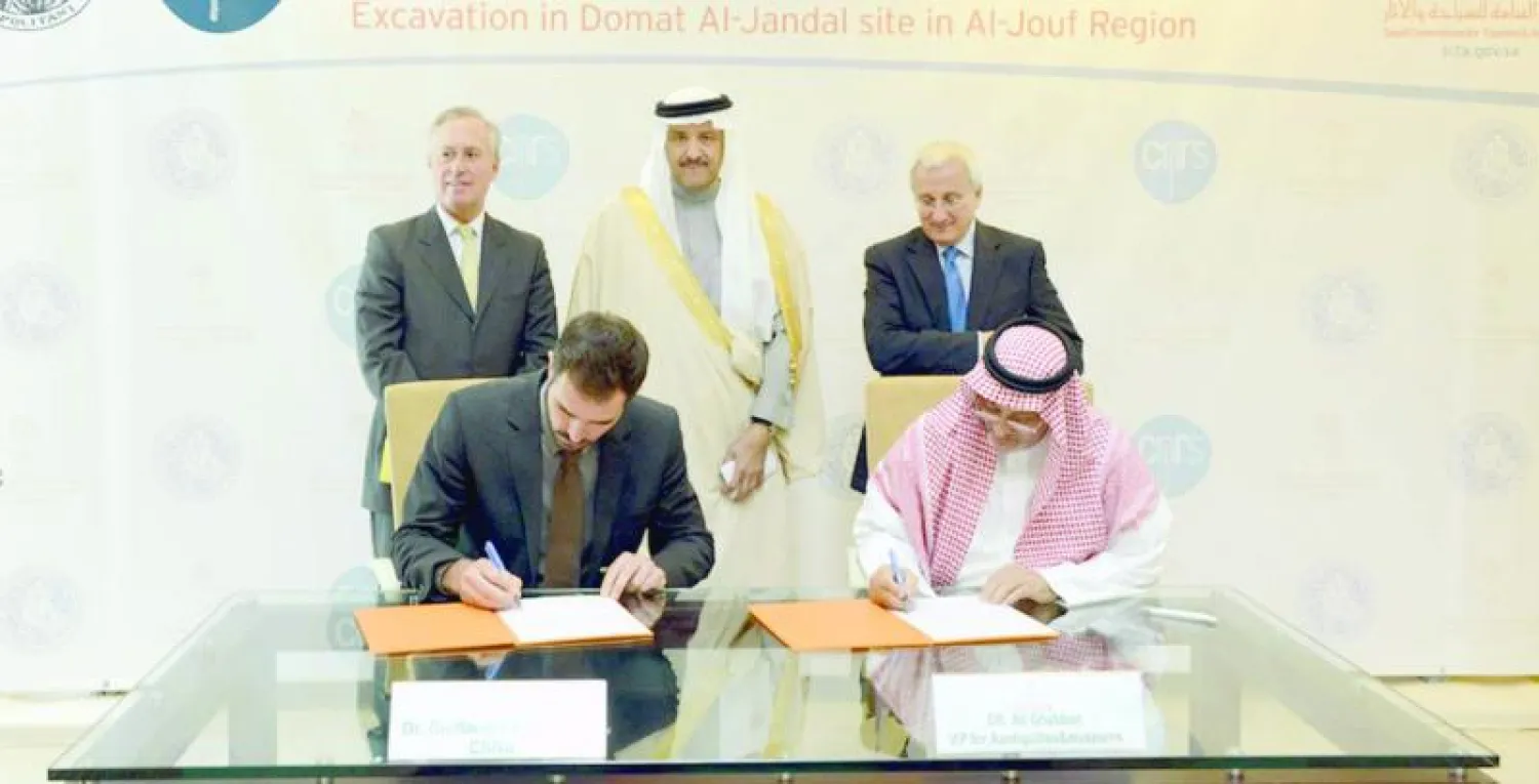 اتفاق سعودي فرنسي إيطالي لاستكمال أعمال التنقيب في «دومة الجندل»