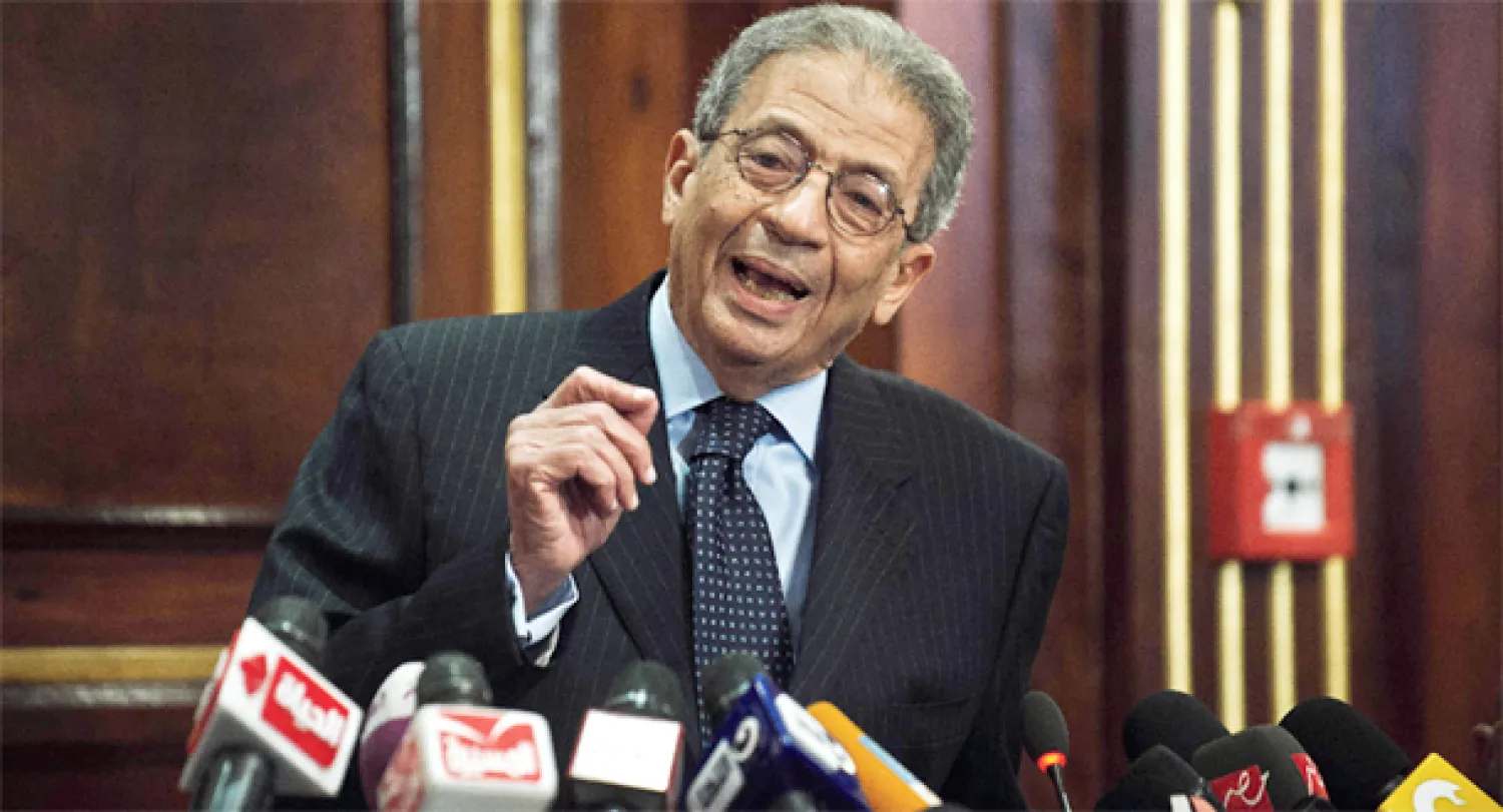 رئيس اللجنة عمرو موسى