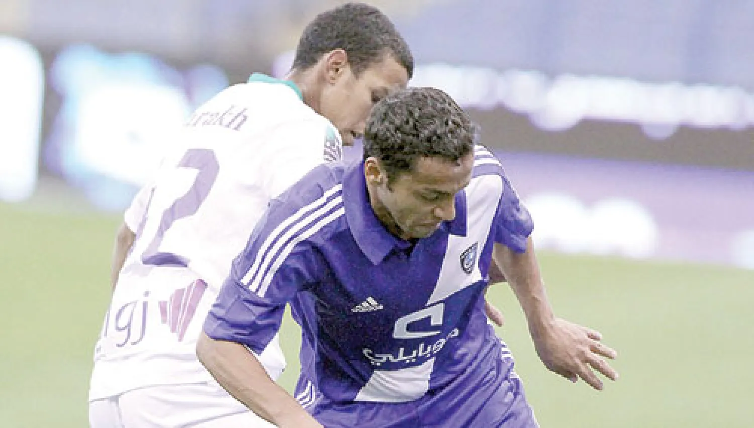 من مباراة سابقة بين الهلال والشعلة في دوري المحترفين السعودي