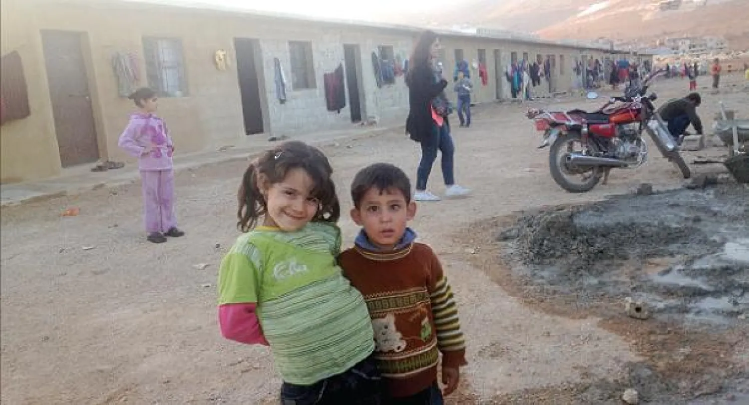 جانب من مخيم أبناء الشهداء («الشرق الأوسط»)