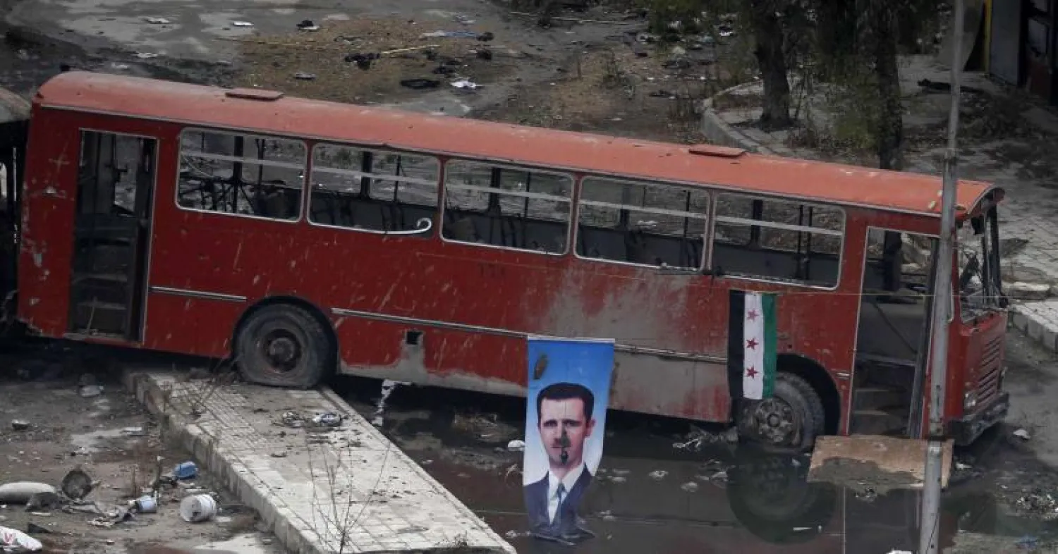 بعض آثار الدمار جراء المعارك في حلب