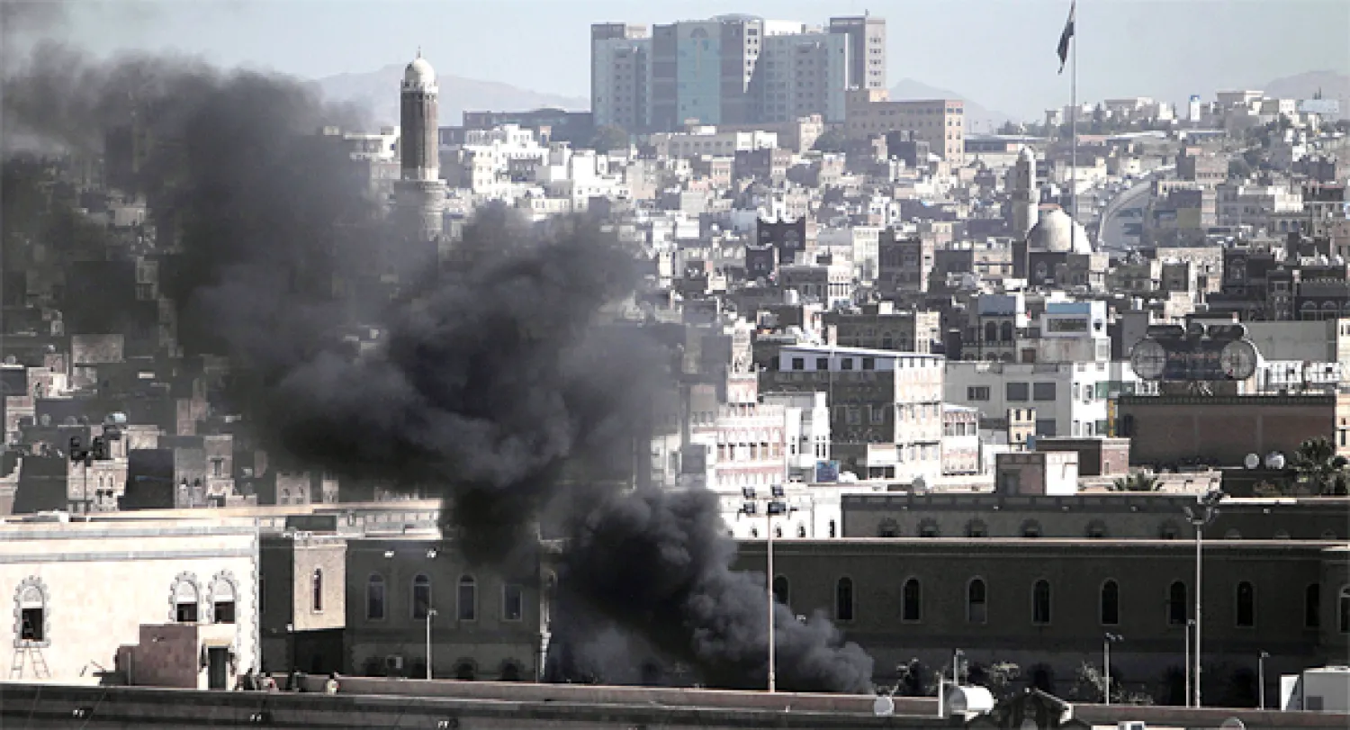 هجوم على مجمع وزارة الدفاع في اليمن