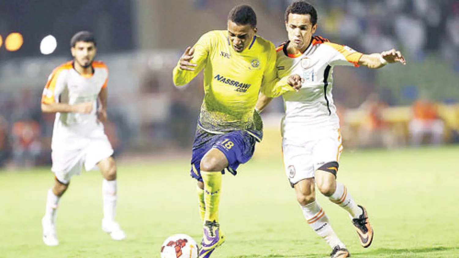 النصر تخطى الشباب في الجولة الماضية ويأمل مواصلة صدارته للدوري بنقاط التعاون اليوم