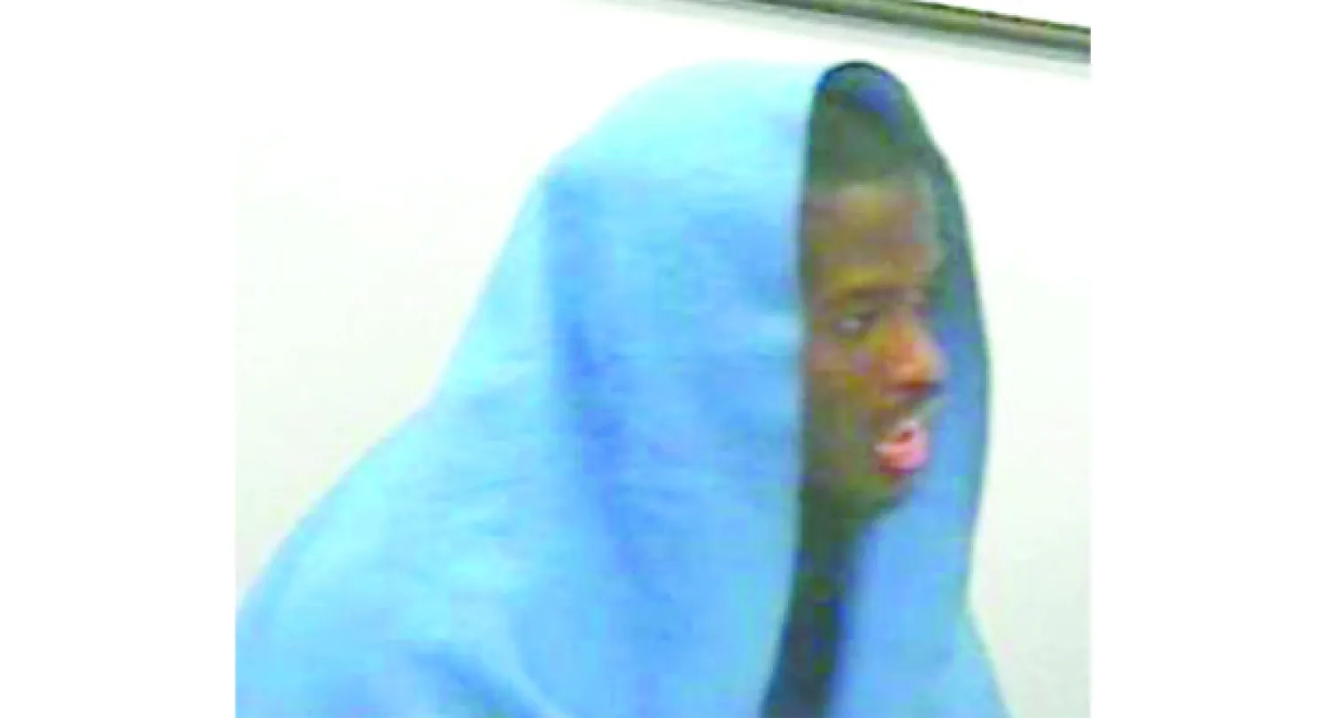  البريطاني مايكل أديبولاجو المتهم بقتل الجندي لي ريغبي في صورة خاصة من أسكوتلنديارد (أ.ب) 